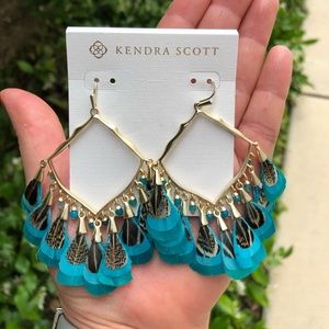 Kendra Scott Turquoise Raven Earrings